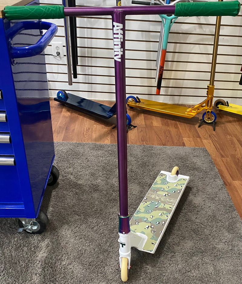 Custom Scooter- Purple/Green